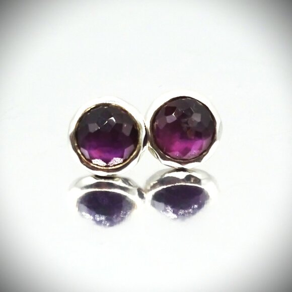 IPPOLITA Wonderland Lollipop Sterling Silver Grape Mother of Pearl Earrings - Picture 1 of 7